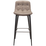 Tangiers Bar Stool, Taupe (Set of 2) - Furniture - Zuo Modern