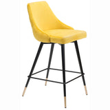 Piccolo Counter Chair, Yellow - Furniture - Chairs - High Fashion Home