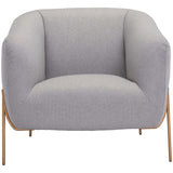 Micaela Chair, Gray - Furniture - Chairs - High Fashion Home