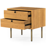 Carlisle Nightstand, Natural Oak-Furniture - Bedroom-High Fashion Home