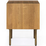 Carlisle Nightstand, Natural Oak-Furniture - Bedroom-High Fashion Home