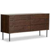 Carlisle 6 Drawer Dresser, Russet Oak