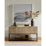 Kelby Small Media Cabinet, Light Wash-Furniture - Storage-High Fashion Home