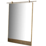 Chico Mirror, Antiqued Brass-Accessories-High Fashion Home