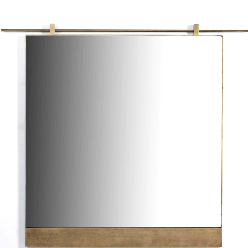 Chico Mirror, Antiqued Brass-Accessories-High Fashion Home