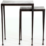 Dalston Nesting End Tables, Antique Rust