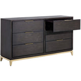 Edmund Dresser, Smoked Grey/Brown - Furniture - Bedroom - High Fashion Home