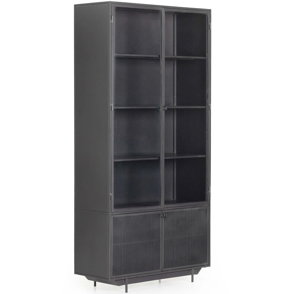 Hendrick Cabinet, Black-Furniture - Storage-High Fashion Home