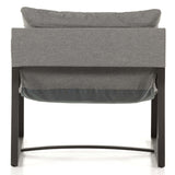 Avon Outdoor Sling Chair, Charcoal-High Fashion Home