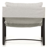 Avon Outdoor Sling Chair, Stone Grey-High Fashion Home