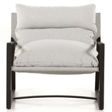 Avon Outdoor Sling Chair, Stone Grey-High Fashion Home