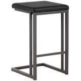 Boone Counter Stool, Onyx (Set of 2) - Furniture - Dining - High Fashion Home