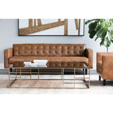 Donnie Sofa, Tobacco Tan - Modern Furniture - Sofas - High Fashion Home