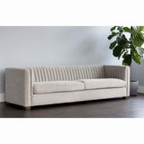 Caitlin Sofa, Hemingway Silver - Modern Furniture - Sofas - High Fashion Home