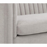 Caitlin Sofa, Hemingway Silver - Modern Furniture - Sofas - High Fashion Home