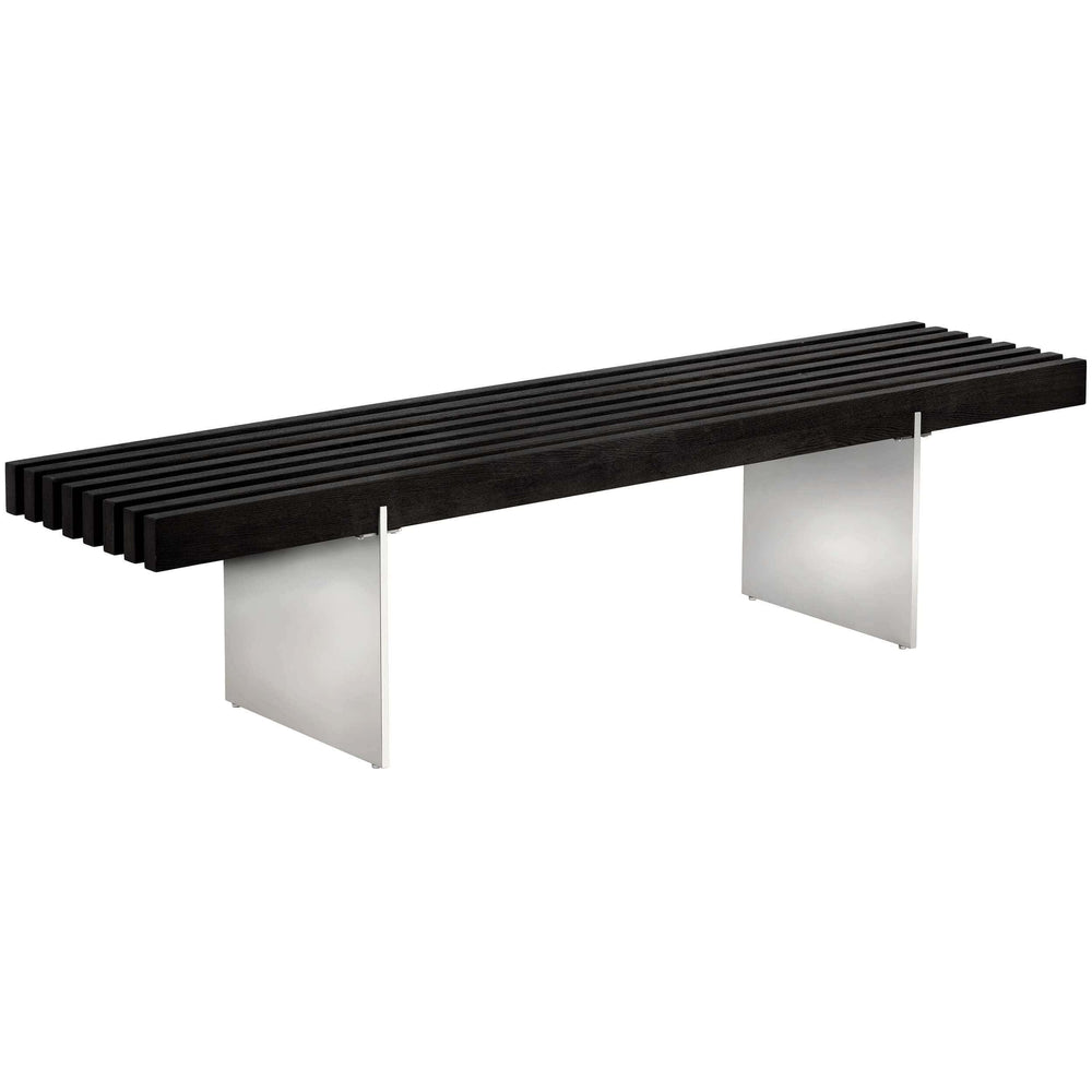 Atticus Bench, Black - Furniture - Chairs - High Fashion Home