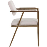 Ventouz Arm Chair, Beige Linen - Furniture - Sunpan