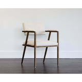 Ventouz Arm Chair, Beige Linen - Furniture - Sunpan