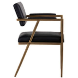 Ventouz Arm Chair, Vintage Black - Furniture - Sunpan