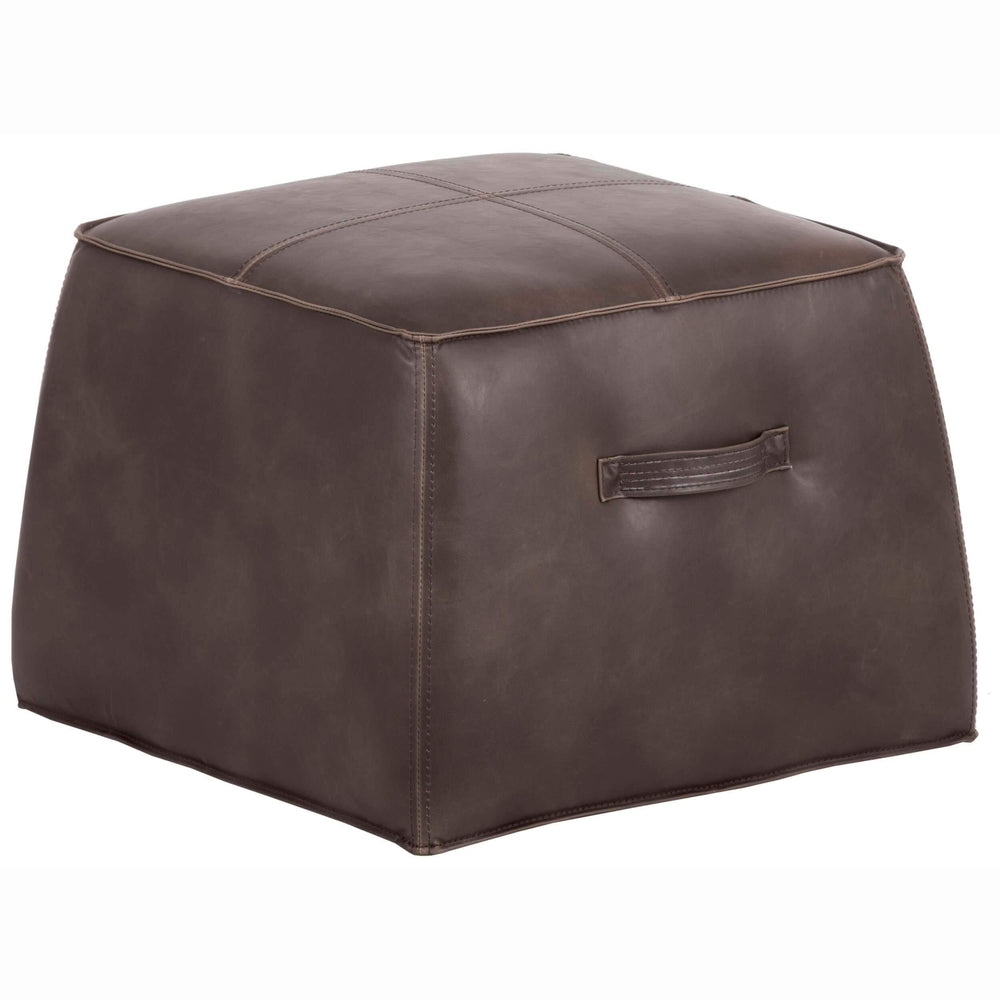 Aspen Ottoman, Havana Dark Brown - Furniture - High Fashion Home