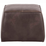 Aspen Ottoman, Havana Dark Brown - Furniture - High Fashion Home