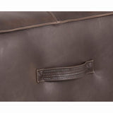 Aspen Ottoman, Havana Dark Brown - Furniture - High Fashion Home