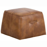 Aspen Ottoman, Tobacco Tan - Furniture - High Fashion Home