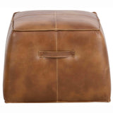 Aspen Ottoman, Tobacco Tan - Furniture - High Fashion Home