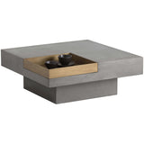 Quill Coffee Table, Grey - Modern Furniture - Coffee Tables - High Fashion Home