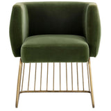 Gala Arm Chair, Forest Green