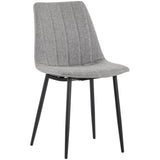 Drew Dining Chair, Grey (Set of 2) - Furniture - Dining - High Fashion Home