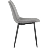 Drew Dining Chair, Grey (Set of 2) - Furniture - Dining - High Fashion Home