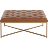 Endall Square Ottoman - Furniture - Chairs - High Fashion Home