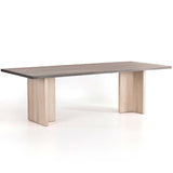 Cross Dining Table, Ashen Walnut-Furniture - Dining-High Fashion Home