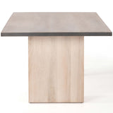 Cross Dining Table, Ashen Walnut-Furniture - Dining-High Fashion Home