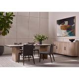 Cross Dining Table, Ashen Walnut-Furniture - Dining-High Fashion Home