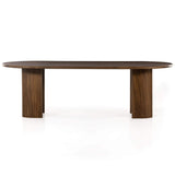 Lunas Oval Dining Table, Caramel Guanacaste-Furniture - Dining-High Fashion Home