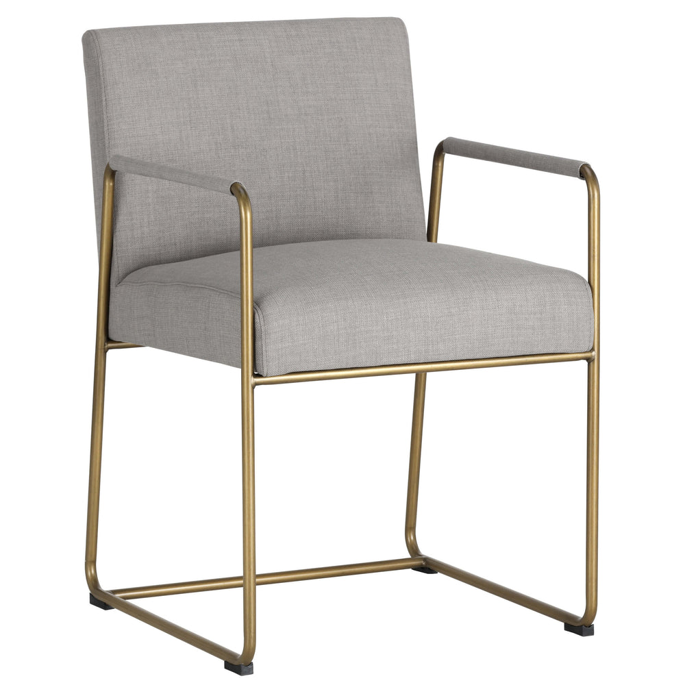 Balford Arm Chair, Arena Cement-Furniture - Dining-High Fashion Home