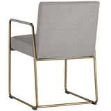 Balford Arm Chair, Arena Cement-Furniture - Dining-High Fashion Home