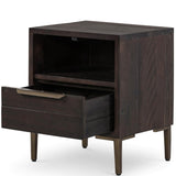 Wyeth Nightstand, Dark Carbon-High Fashion Home