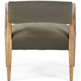 Tyler Arm Chair, Modern Velvet Loden-Furniture - Chairs-High Fashion Home