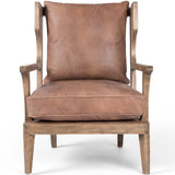 Lennon Leather Chair, Heirloom Sienna-Furniture - Chairs-High Fashion Home