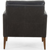 Olson Leather Chair, Sonoma Black-Furniture - Chairs-High Fashion Home