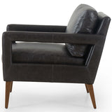 Olson Leather Chair, Sonoma Black-Furniture - Chairs-High Fashion Home