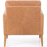 Olson Leather Chair, Sonoma Butterscotch-Furniture - Chairs-High Fashion Home