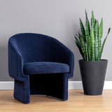 Lauryn Chair, Danny Navy-Furniture - Chairs-High Fashion Home