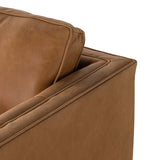 Kiera Leather Swivel Chair, Palermo Cognac