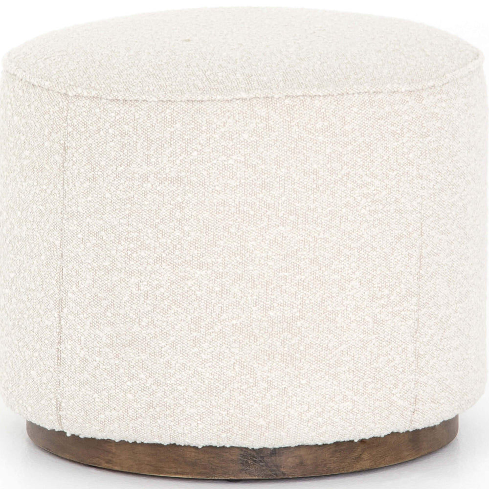 Sinclair Round Ottoman, Knoll Natural-Furniture - Chairs-High Fashion Home