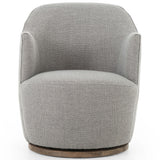 Aurora Swivel Chair, Gibson Silver-Furniture - Chairs-High Fashion Home