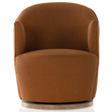 Aurora Swivel Chair, Patton Burnish-Furniture - Chairs-High Fashion Home